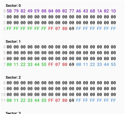 MIFARE sector decoder